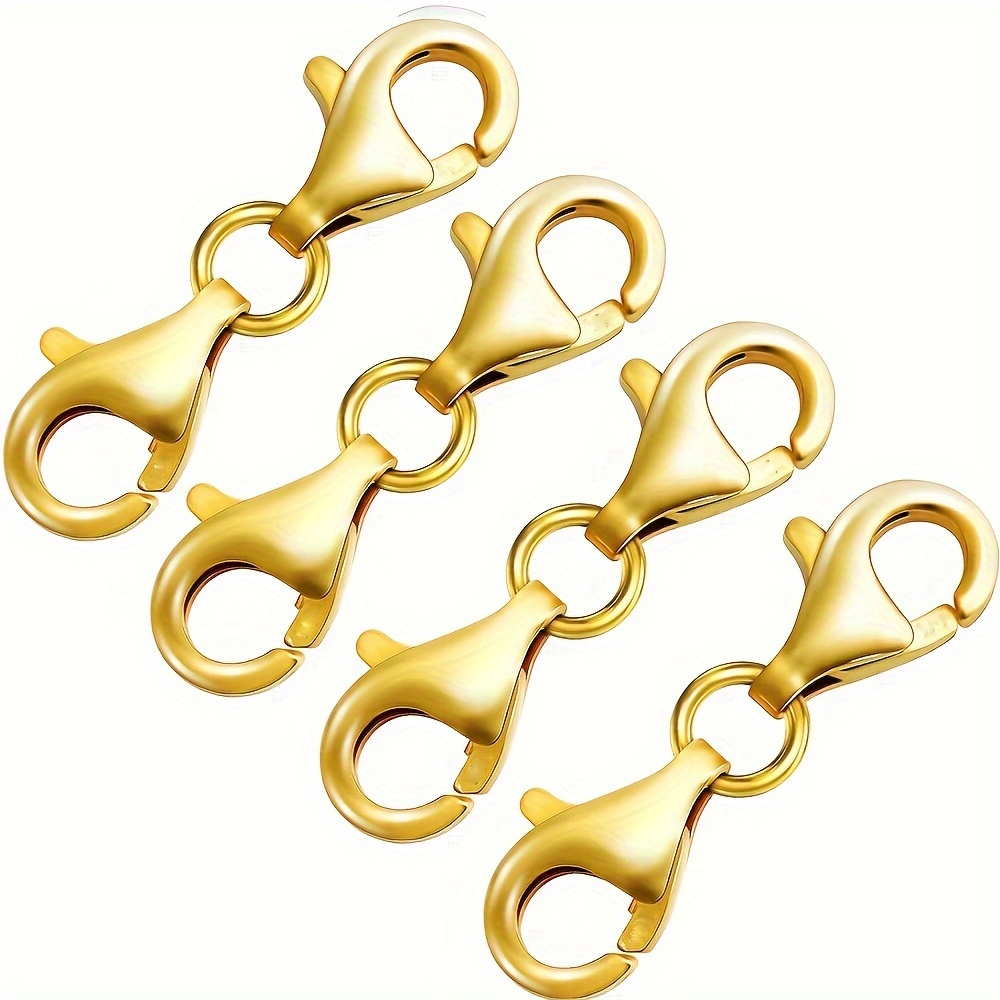 6pcs/pack Lobster Clasp + 8-shaped Clasp + Keychain Clasp Diy Jewelry  Making Supplies Hook