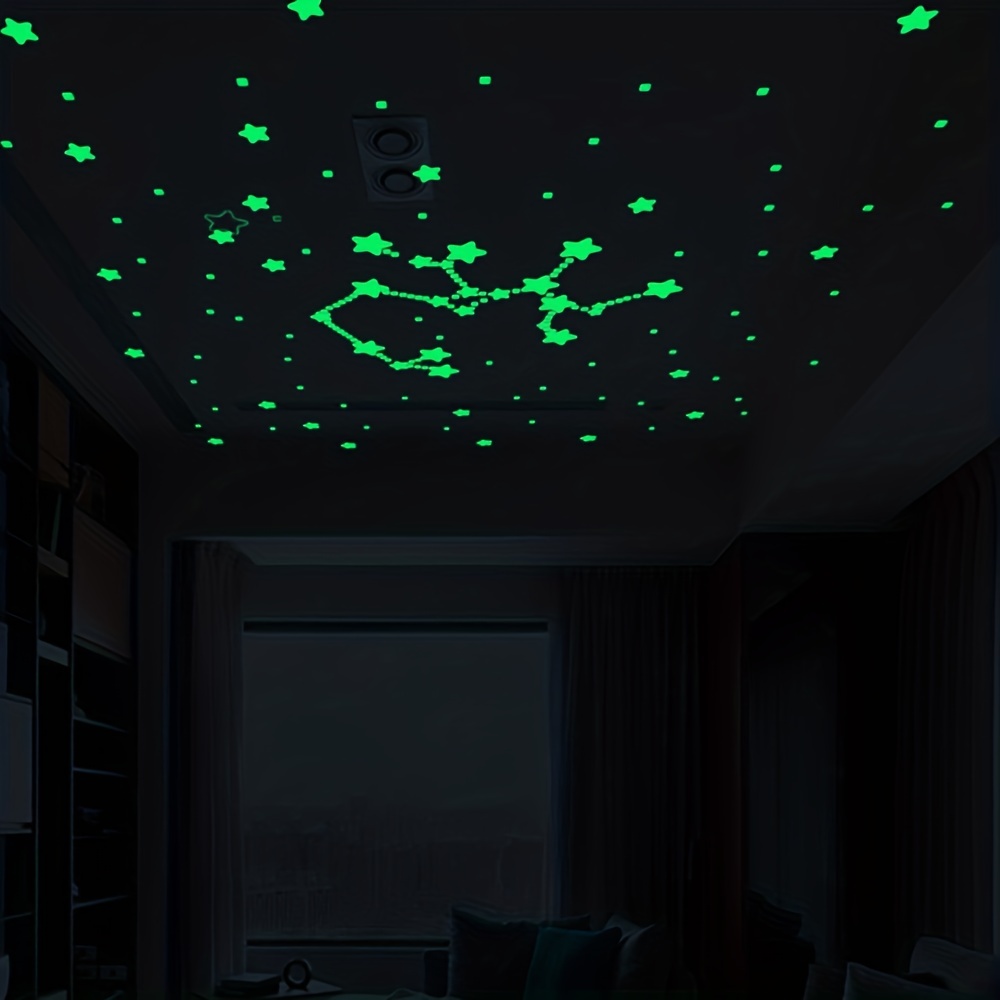 Luminous Pentagram Wall Stickers