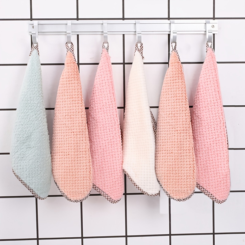 Household Bow Hanging Hand Towel Cute Dish - Temu