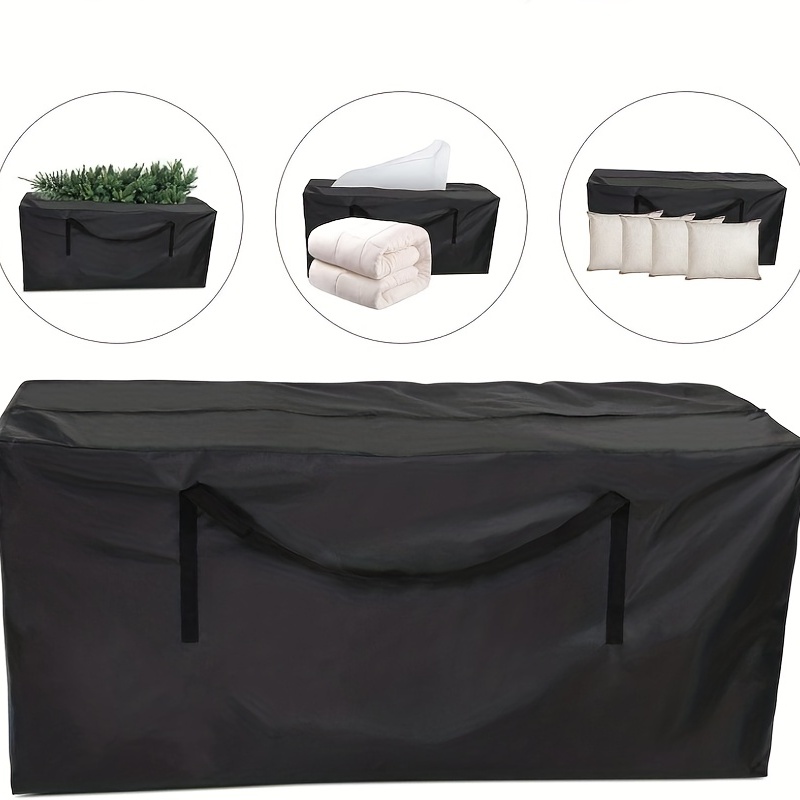 Extremely Large Storage Bag For Outdoor Living Room Cushions Sheets Pillows  Cushions Handbag With Handle 210d Oxford Waterproof (173x76x51cm)