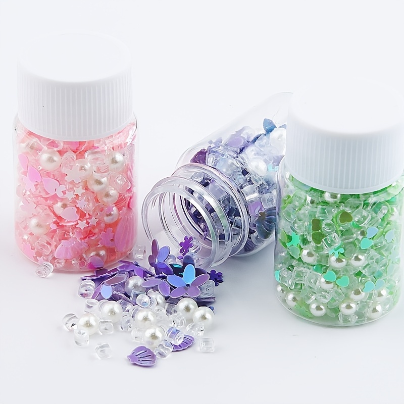 Mixed Resin Glitter Mini Cute Crystal Colorful Rosa - Temu