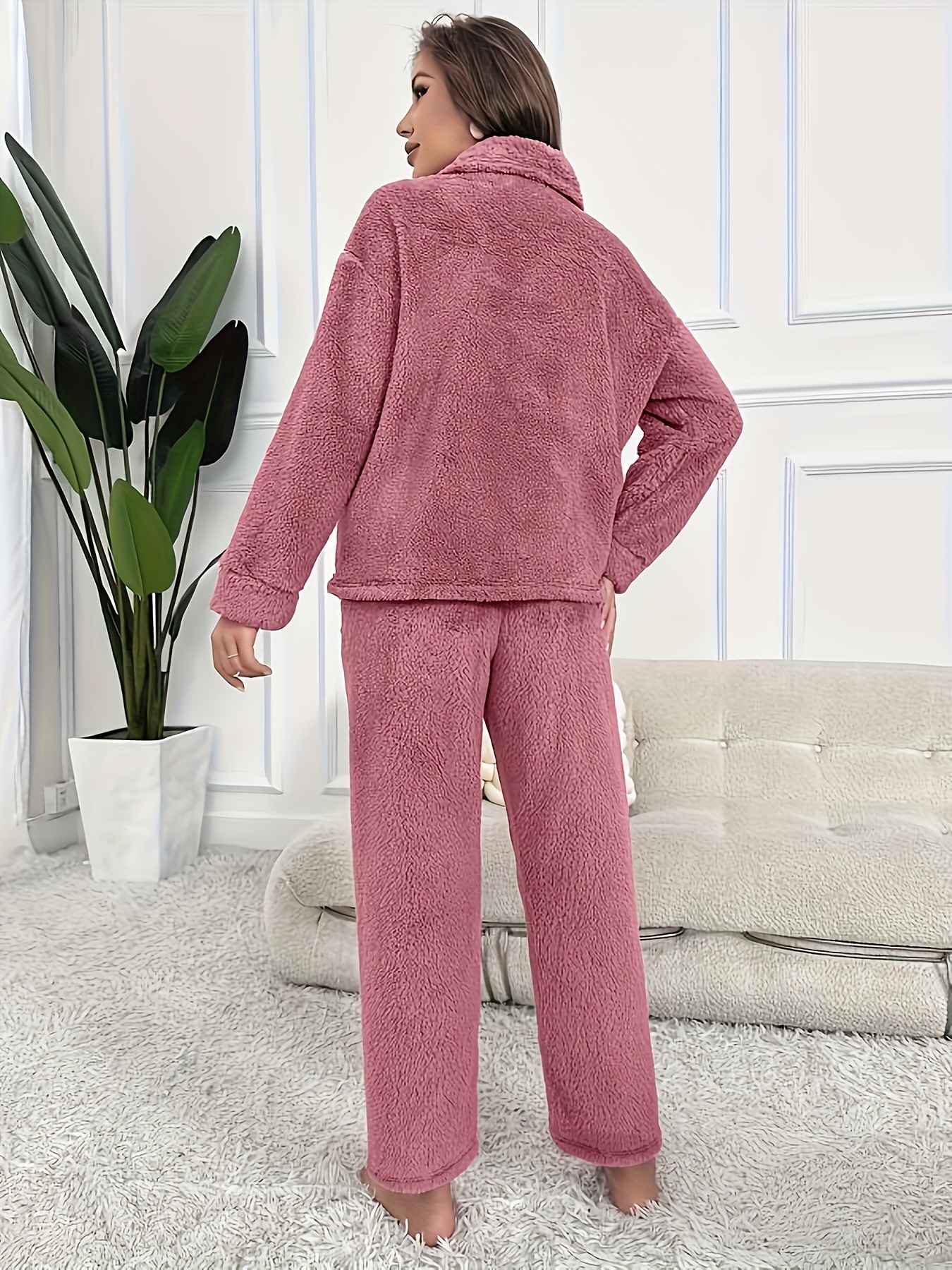 Fleece Long Sleeve Pyjamas