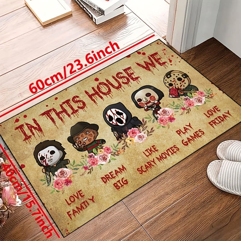 Gothic Living Room Rugs, Gothic Welcome Mat