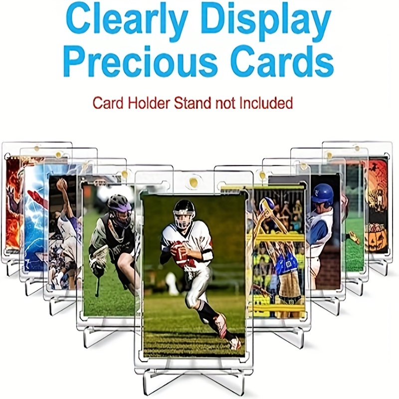 5 Pack - Magnetic Card Holder, 35PT Magnetic Trading Card Holder, Baseball  Card Holder, Hard Acrylic Card Cases, Card Protector for Game Baseball  Sports Card, Fit for Standard Card (5) : 