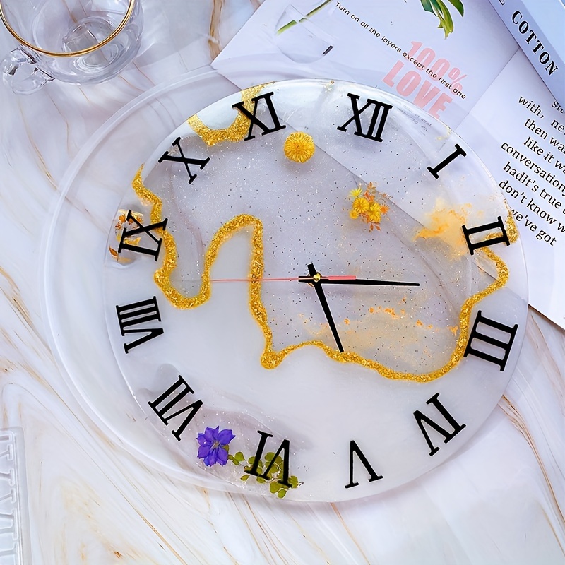 Roman Numerals/arabic Numerals Clock Molds Clock Parts - Temu