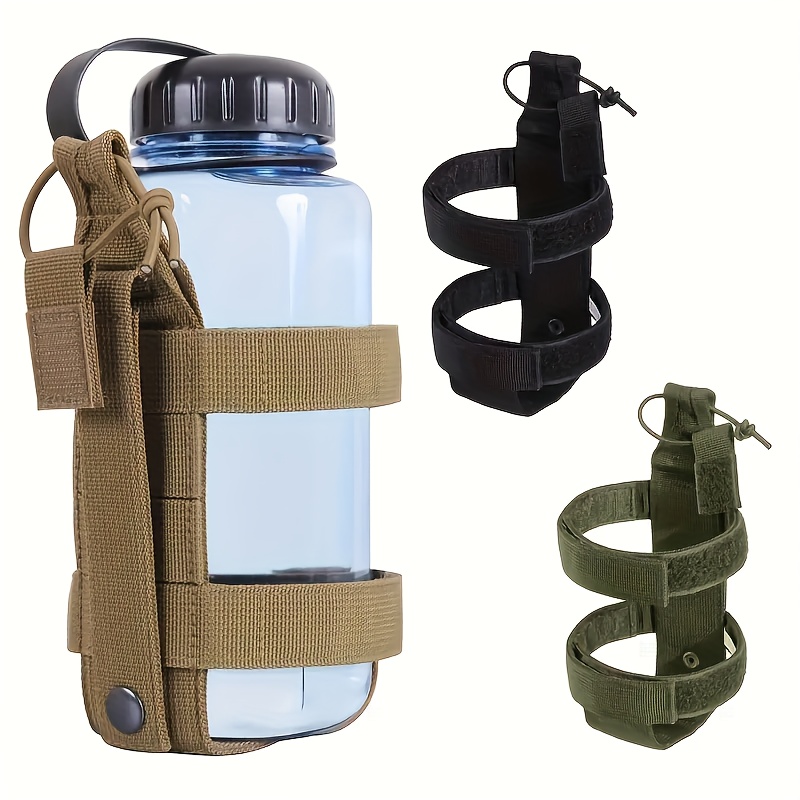 Heat Resistant Water Bottle Carrier With Phone Pocket - Fits Tumbler With  Handle - Adjustable Strap For Walking, Hiking, Traveling, Camping - Durable  Sleeve Holder For Cup Accessories - Temu
