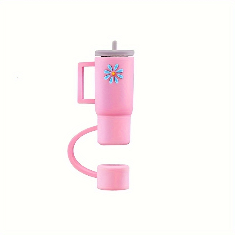 Reusable Dustproof Silicone Straw Cover Simple Cup Shaped - Temu