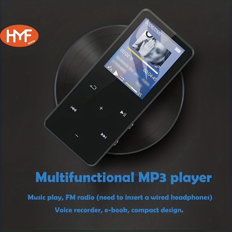 Touch Screen Mp3 Mp4 Player Radio Function Inserted Card - Temu