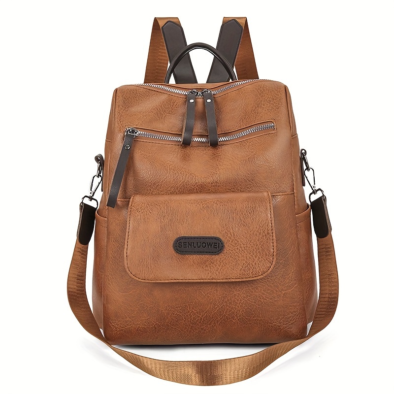 Backpack Purse for Women, PU Leather Fashion Backpacks Handbags