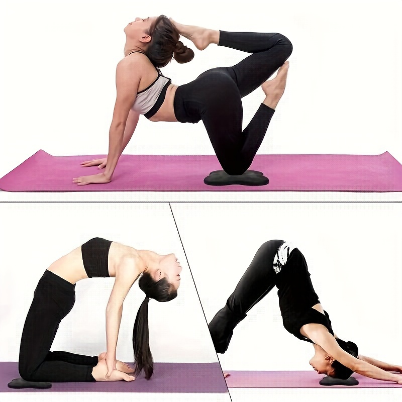 6 Pcs Yoga Pads Extra Thick Pilates Kneeling Pad Anti Slip Knee Cushion  Support Pad for Men Women Knee Elbow Wrist Hand Head Yoga Exercise  Meditation