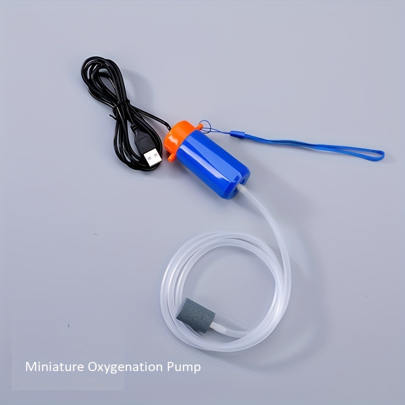 1pc Mini Pompe À Air Portable, Pompe À Oxygène Pour Aquarium Avec