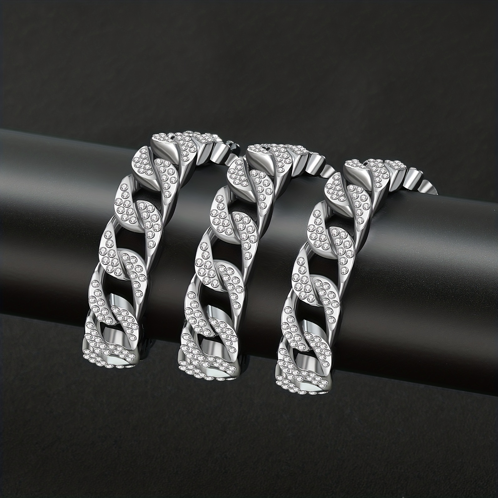 Men's Silver Cuban Necklace, Everyday Wear