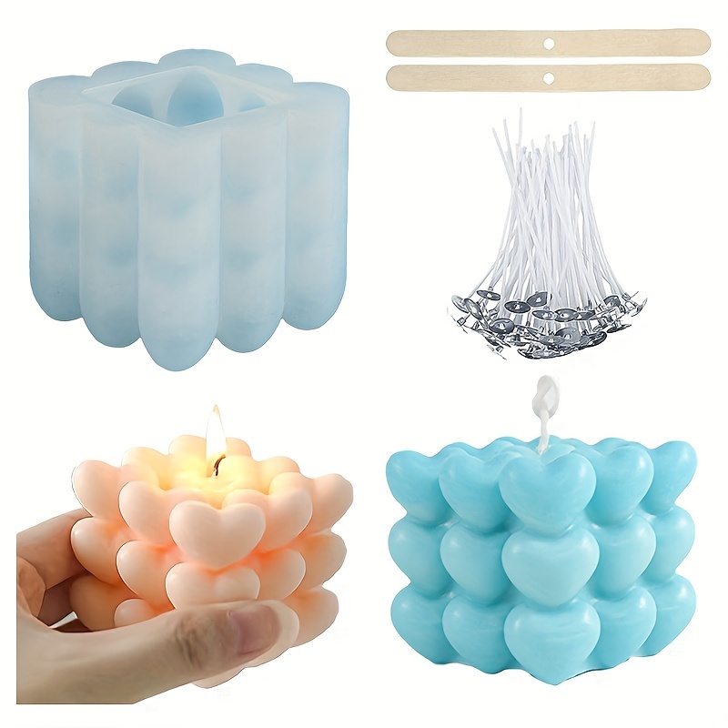 1pc Candle Holder With Matches Storage Silicone Mold, Candle Cups Silicone  Molds, Large Candle Jars, Plaster Molds, Flower Pot Molds, DIY Epoxy Molds