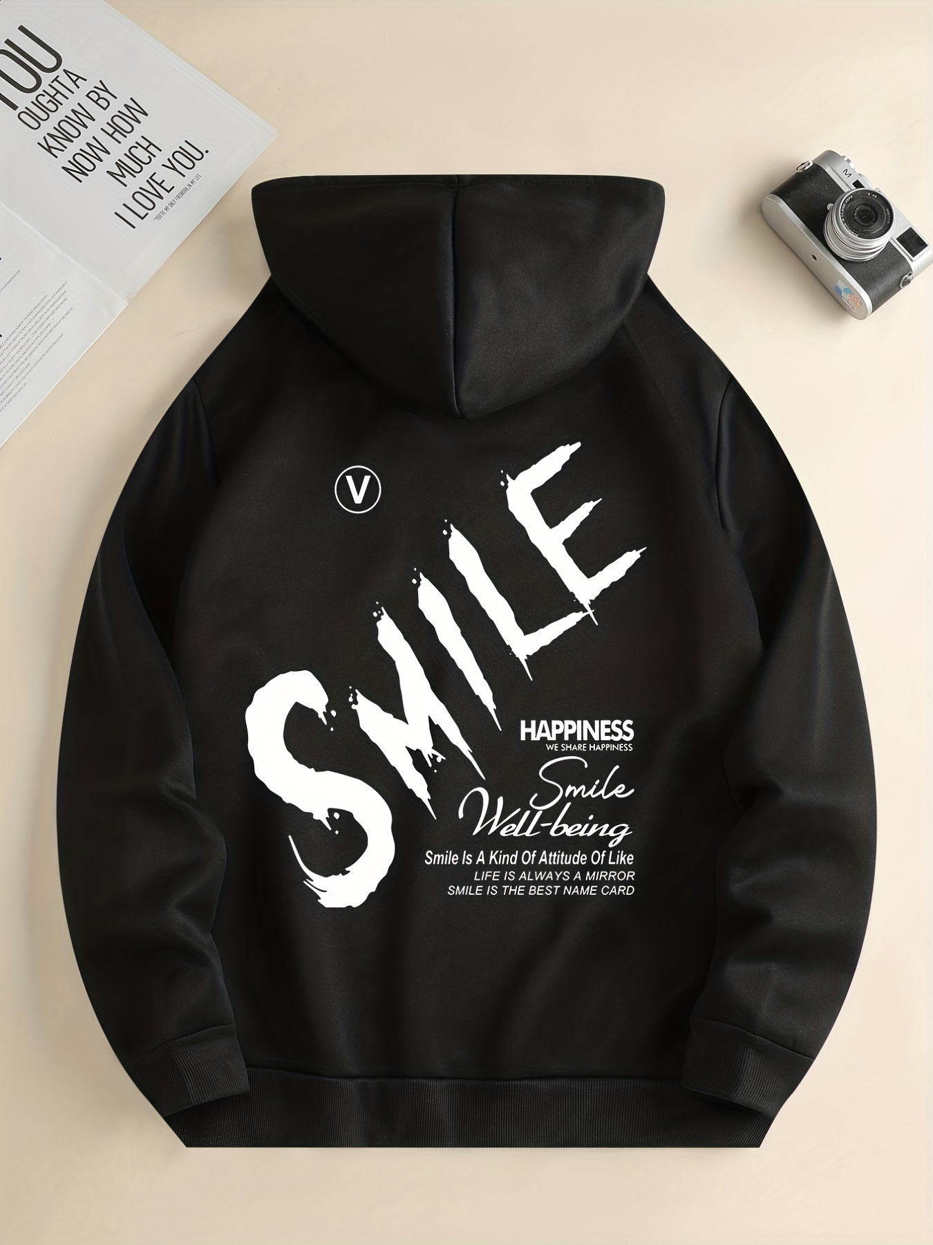 Readymade Smile logo-print hoodie - Grey