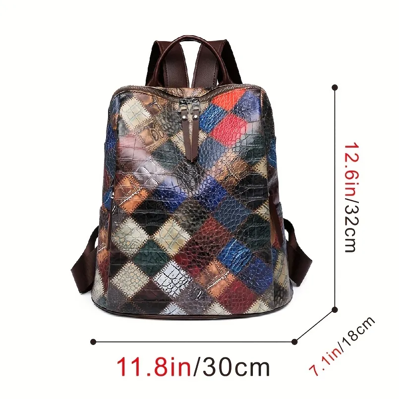 LV Louis Vuitton Women Fashion Daypack School Bag Leather Backpack