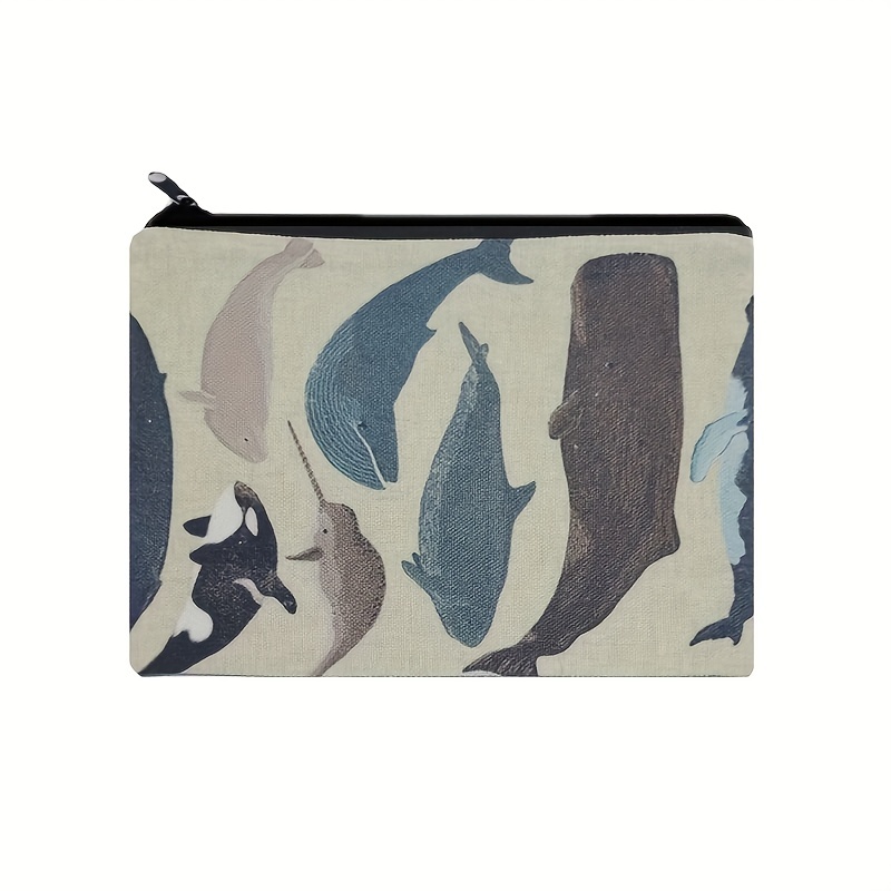 Canvas Storage Bag-Marine Whale
