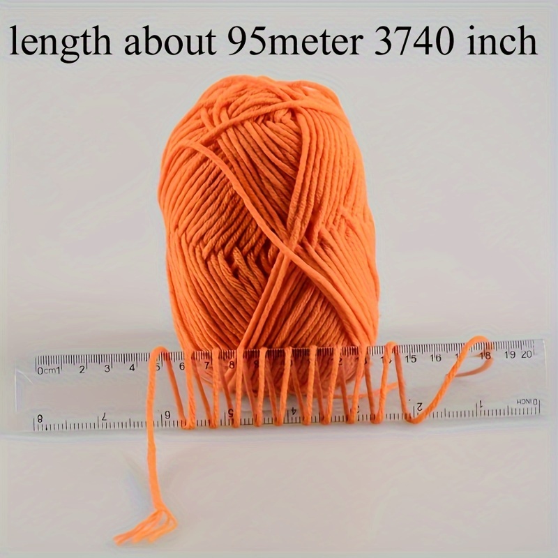 1pc Fil Coton Lait Bricolage Tricot Crochet Couverture Pull - Temu