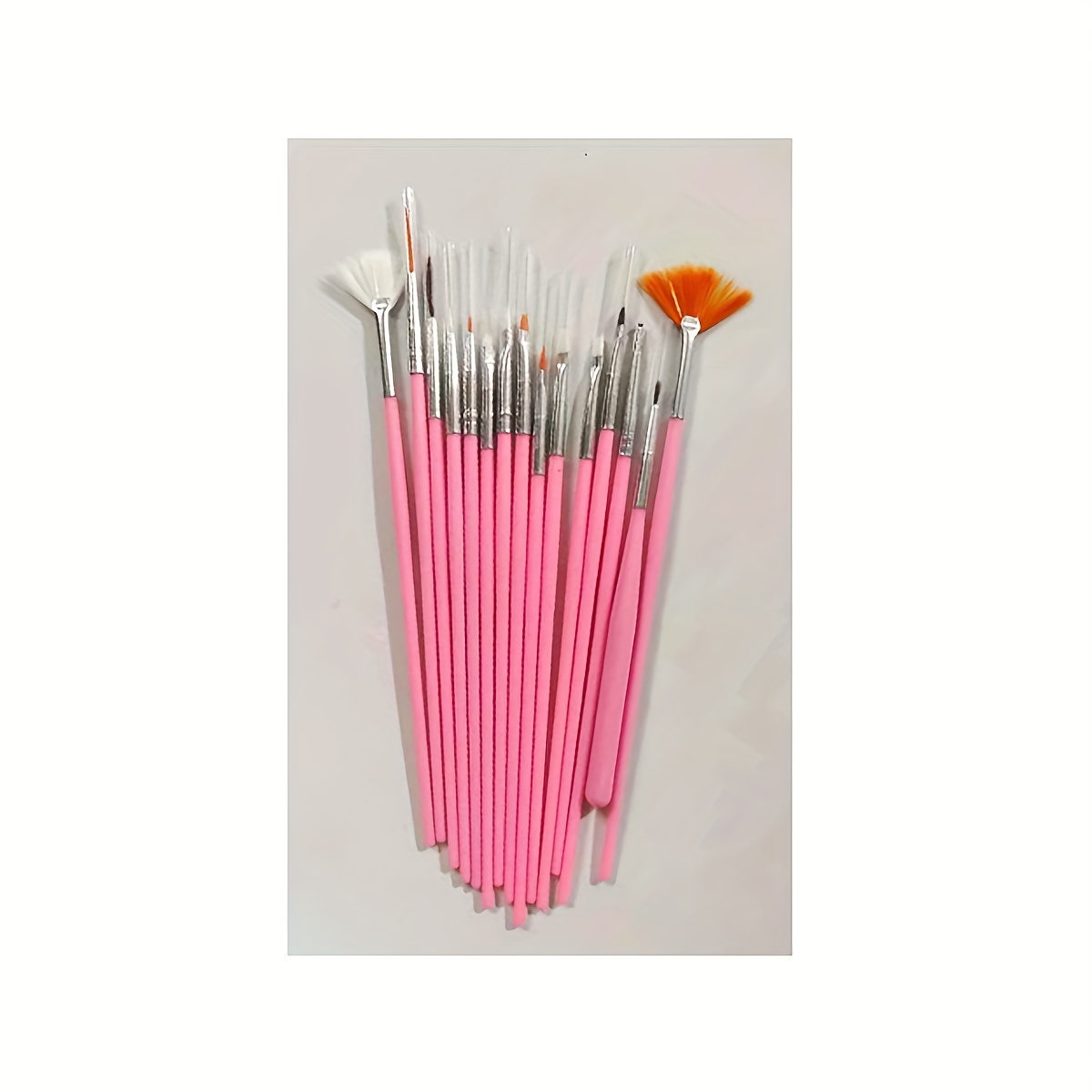 15 Pcs Nail Art Brushes Nail Art Tool Set Resin Palette Nail Art Painting  Mixed Color Silicone Carving Pen Dotting Pen Tool Manicure Kit Diy Makeup  Display Board For Home Salon 