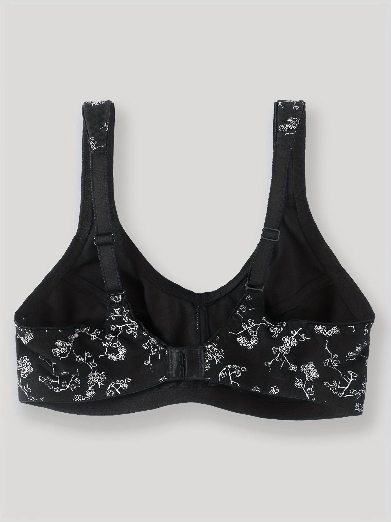Polka Dotted Design Non-Padded Wireless Bra For Ladies