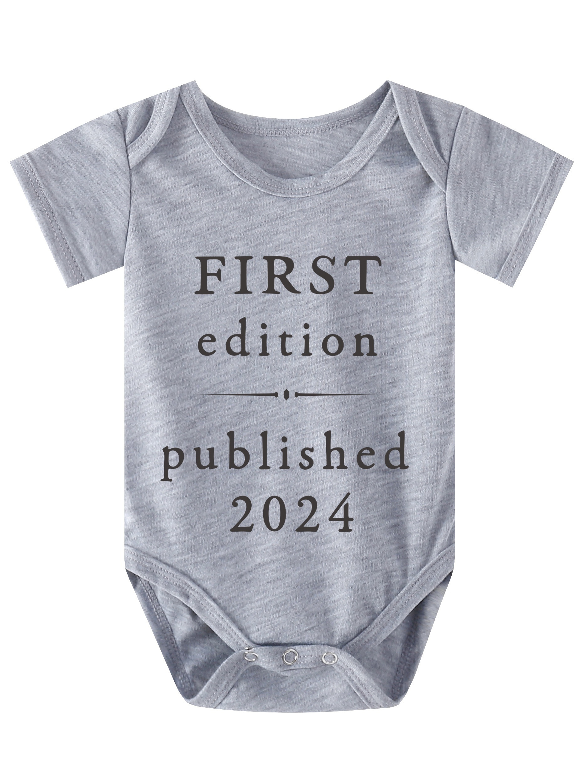 2024 Nuevo Mameluco Bebé Impresión Letra Regalo Embarazo - Temu