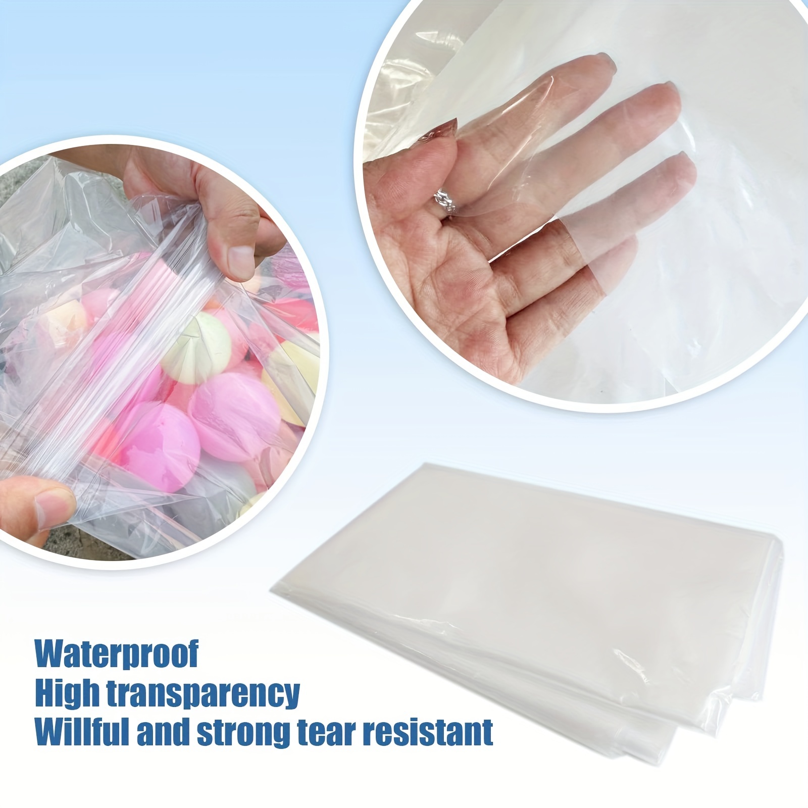 Large Balloon Bags Transport Thicken Clear Balloon Drop Bags - Temu