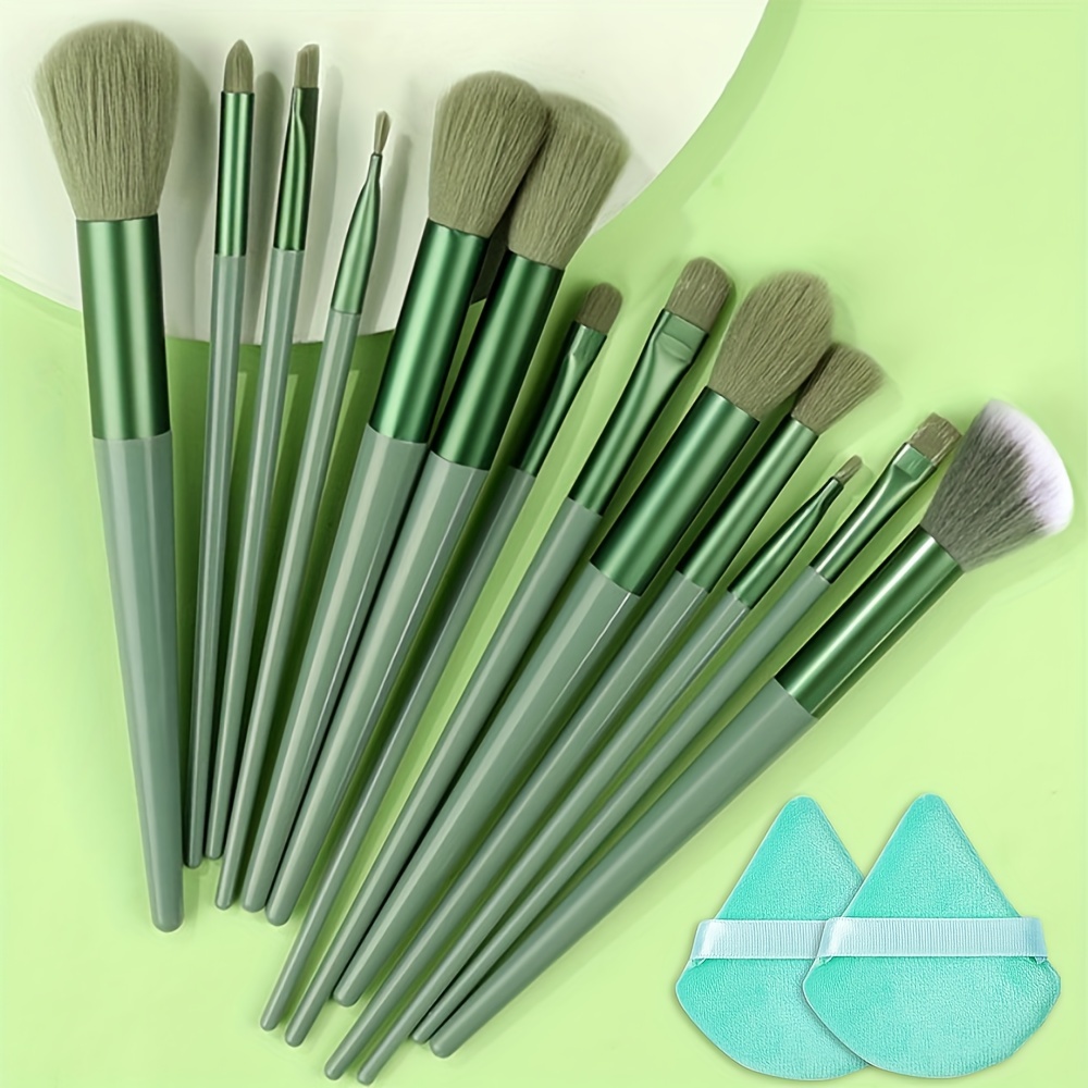 Makeup Brush Set Soft Fluffy Professiona Cosmetic Foundation - Temu