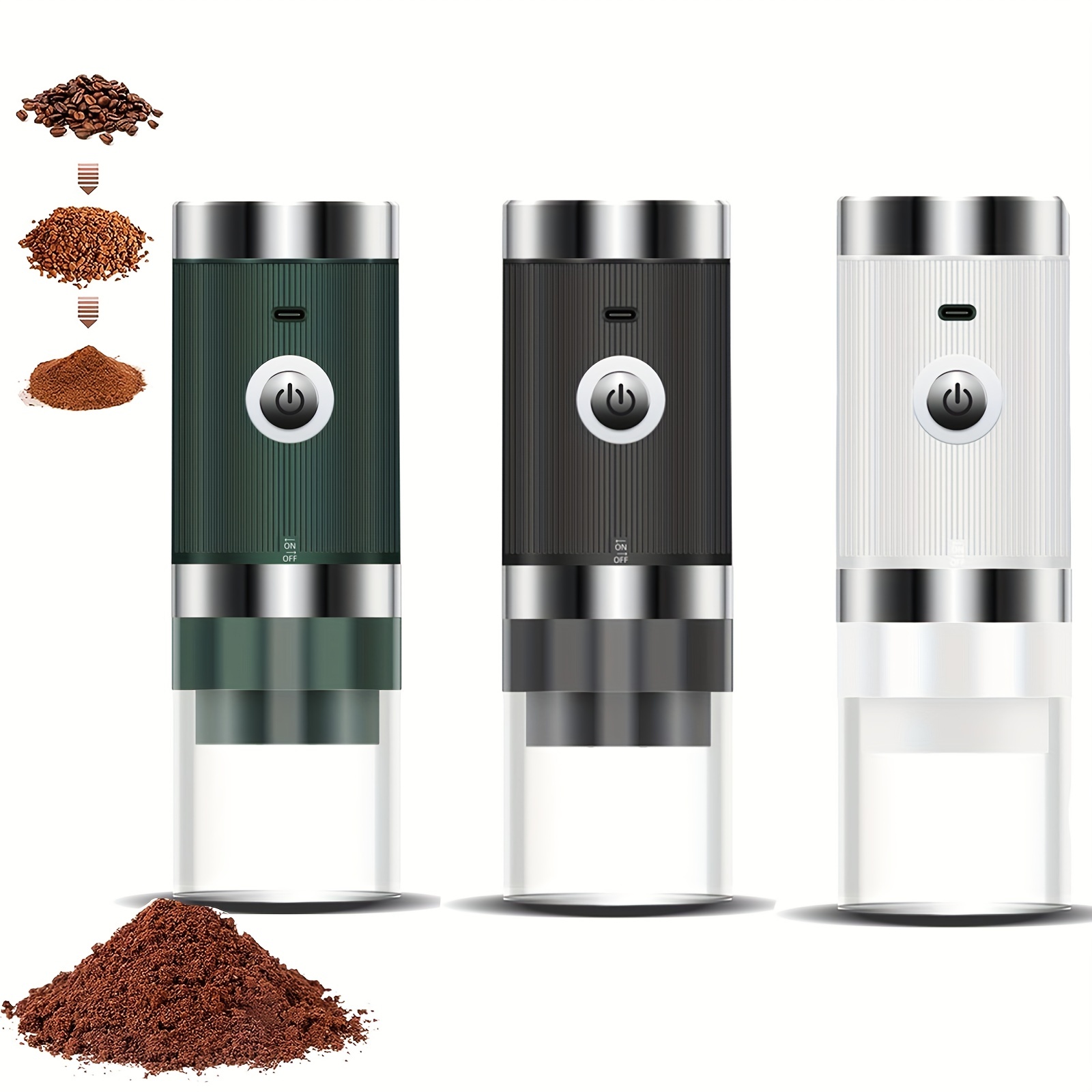 Electric Coffee Grinder Adjustable Coffee Bean Grinder Spice - Temu