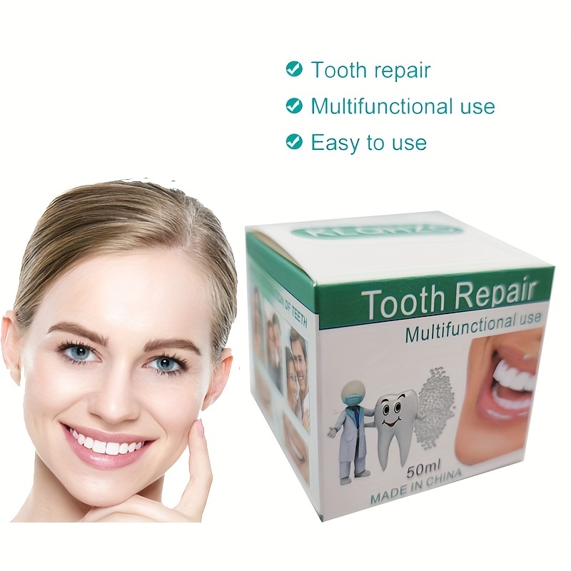 30/50 Ml Di Colla Solida Per Denti, Kit Di Riparazione Temporanea Dei Denti,  Denti E Lacune Denti Finti Colla Solida Adesivo Per Protesi, Lacune Per La  Riparazione Dei Denti Riempimento Set Di