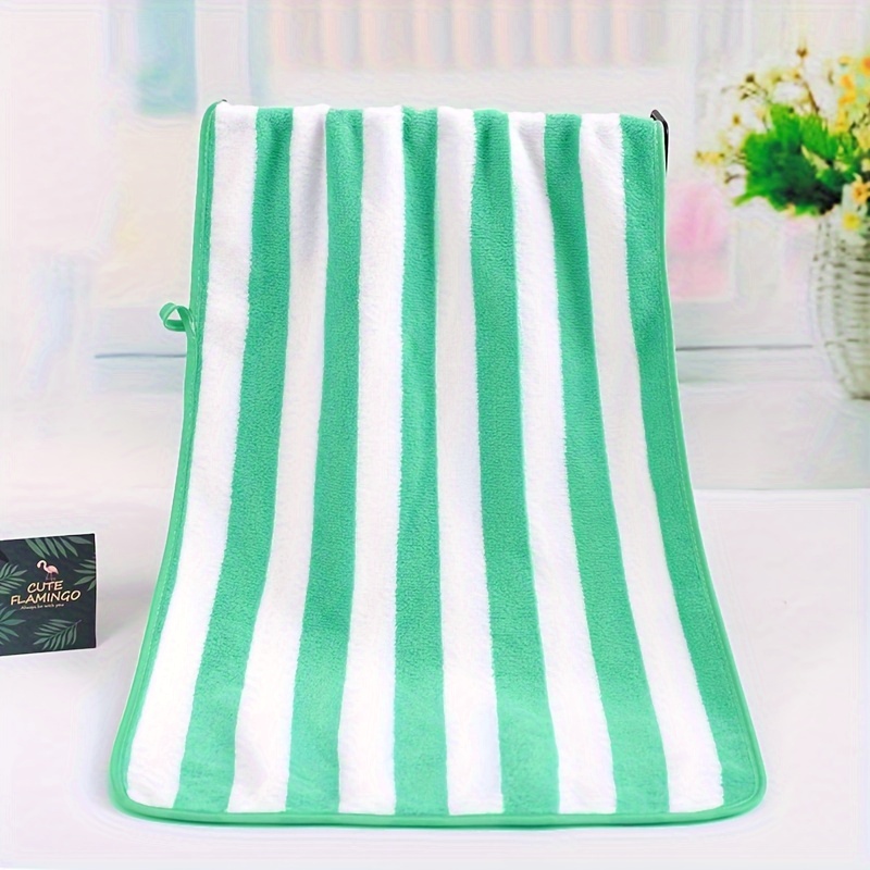 Soft Striped Bath Towel Quick Dry Absorbent Towel 140x70cm