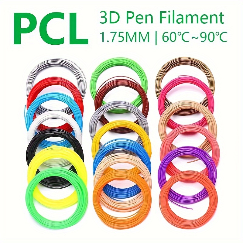3D Pen Filament 1.75mm 20/30Colors Brilliant Color Filament ABS