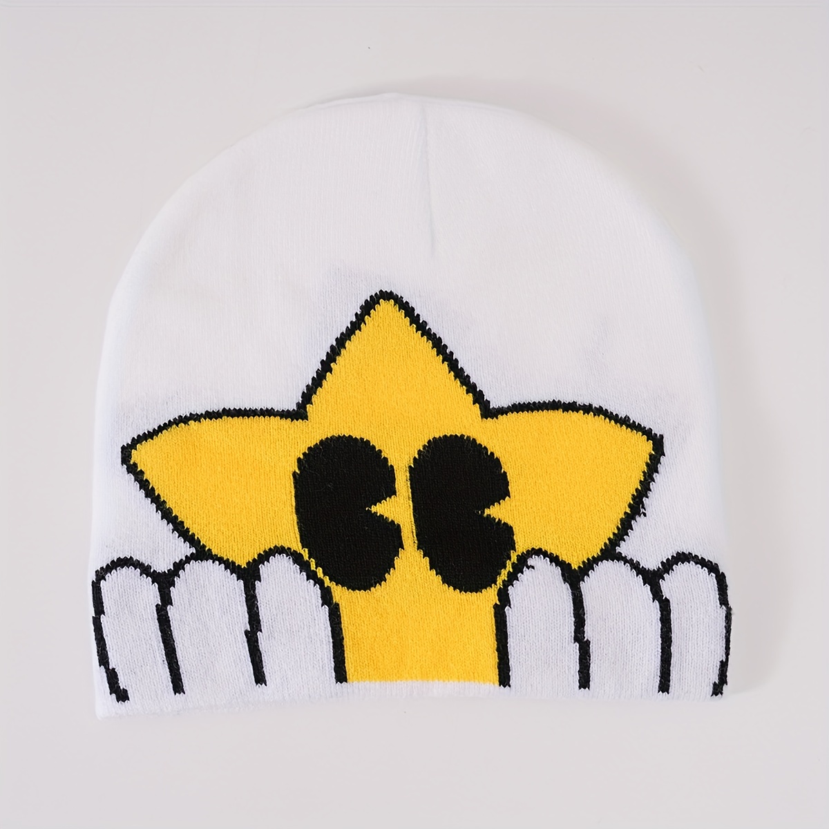 star jacquard anime beanie candy color hip hop skull cap - Temu