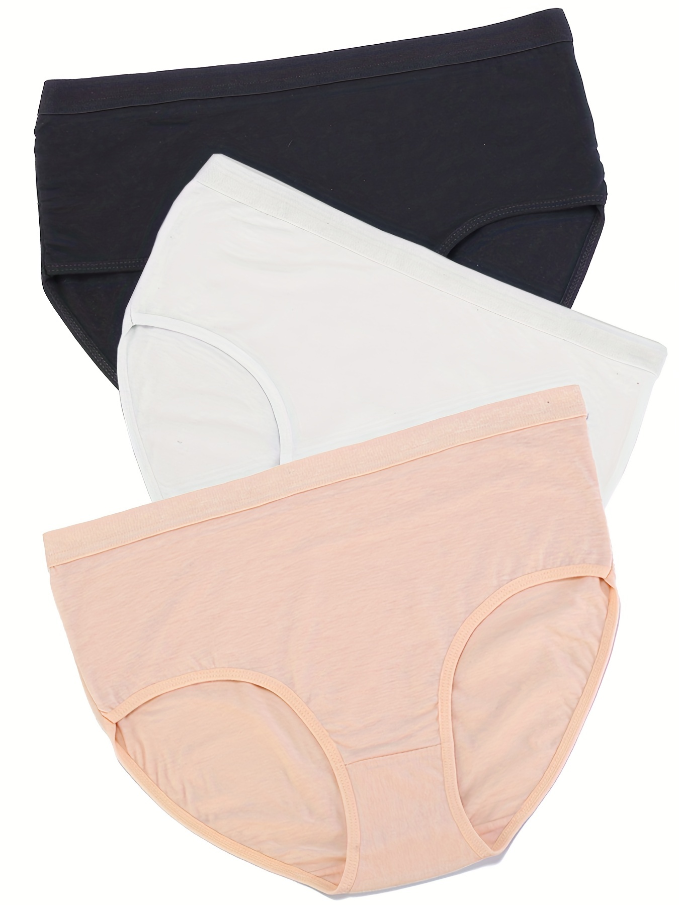 Pack Of Womens Cotton Underwear - Temu