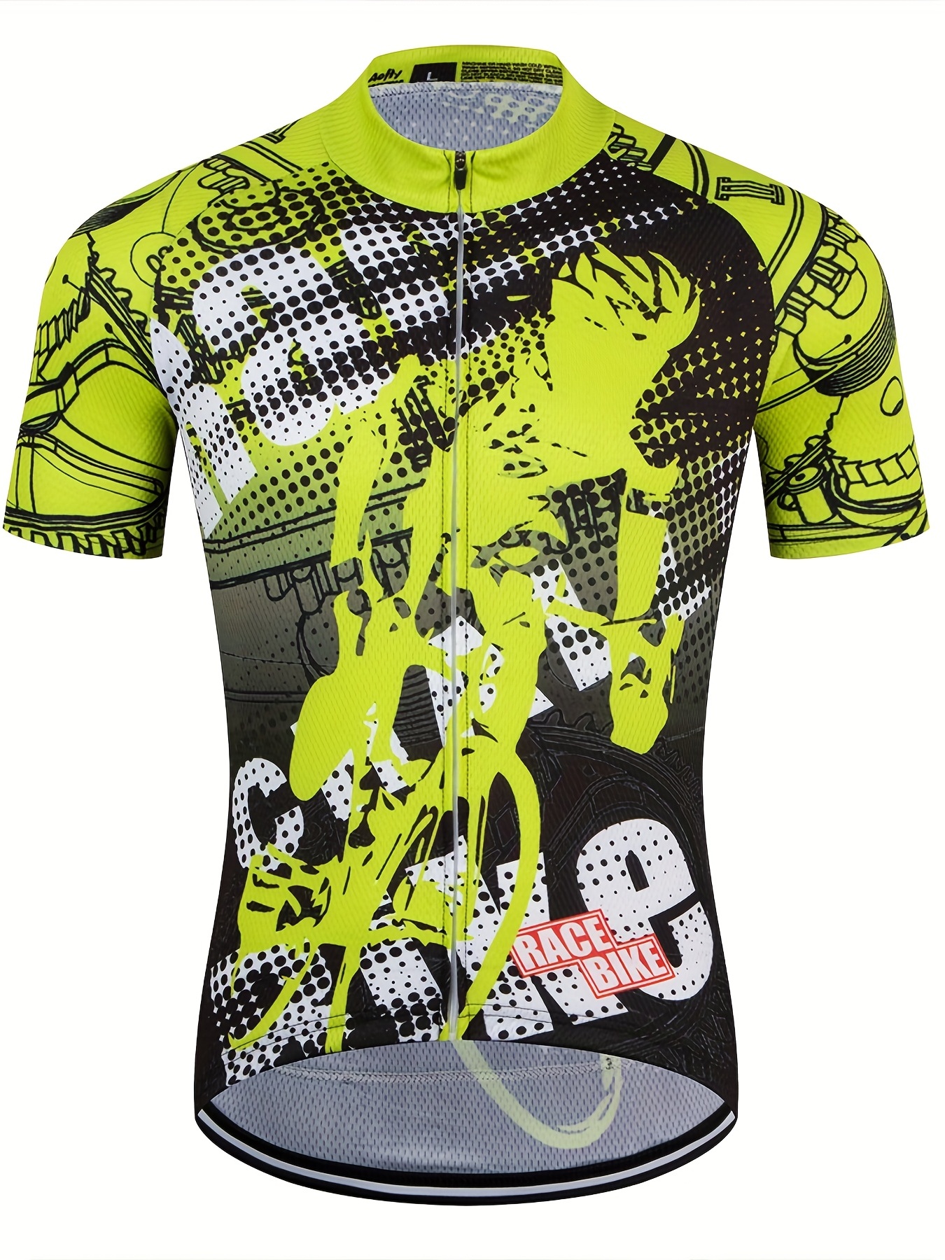 Men's Cycling Jersey, Moisture Wicking, Pockets
