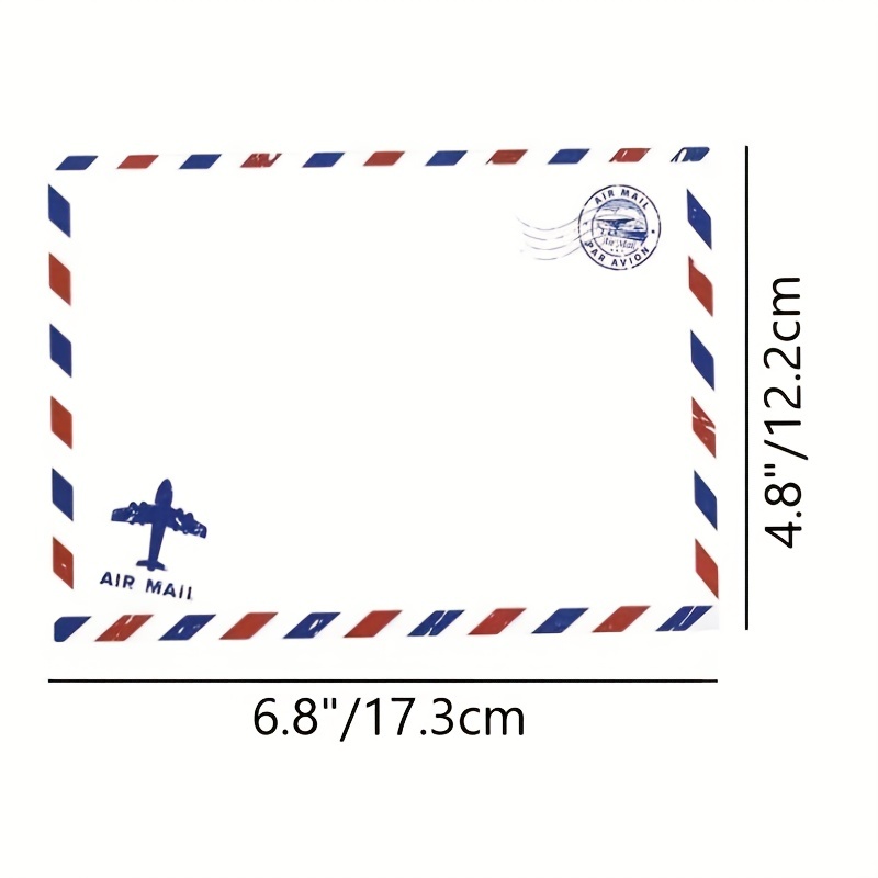 Enveloppe pour billet de voyage, 3 pièces, 10.8x14.8cm, en papier