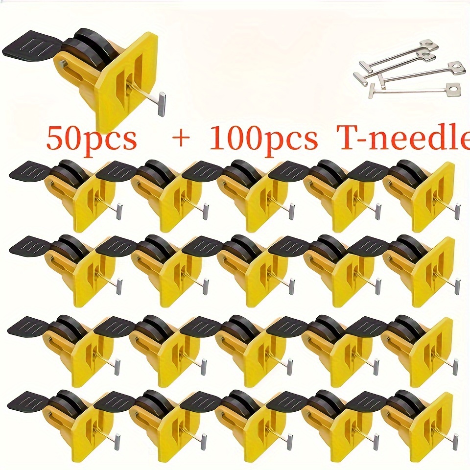 100pcs Tpins Replacement Steel Needles Tile Leveler Floors Walls Builing  Construction Tools
