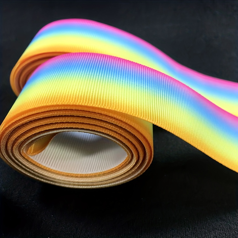 Rainbow Ribbons - Single Sided - By Yard