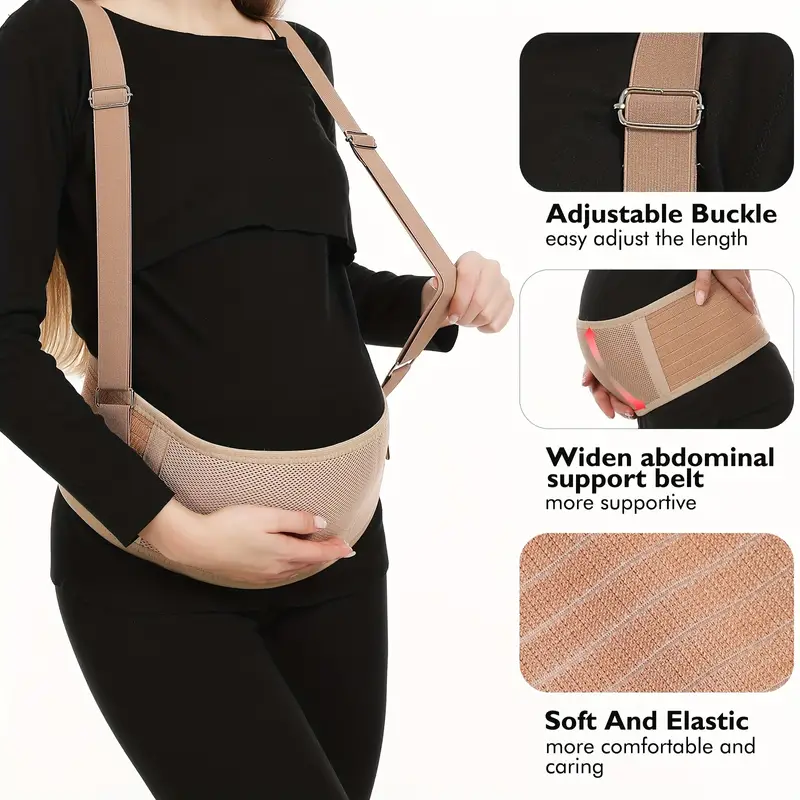Verstellbarer Schwangerschaftsgurt Schwangerschaftsunterstützung -  Bauchbänder Für Schwangere Frauen, Die Während Der Schwangerschaft Und  Postpartalen