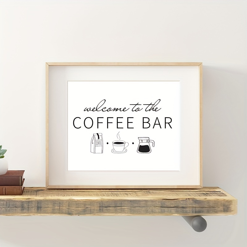 Parkway Coffee Bar Kitchen Farmhouse Wall Decoration Signage - Temu