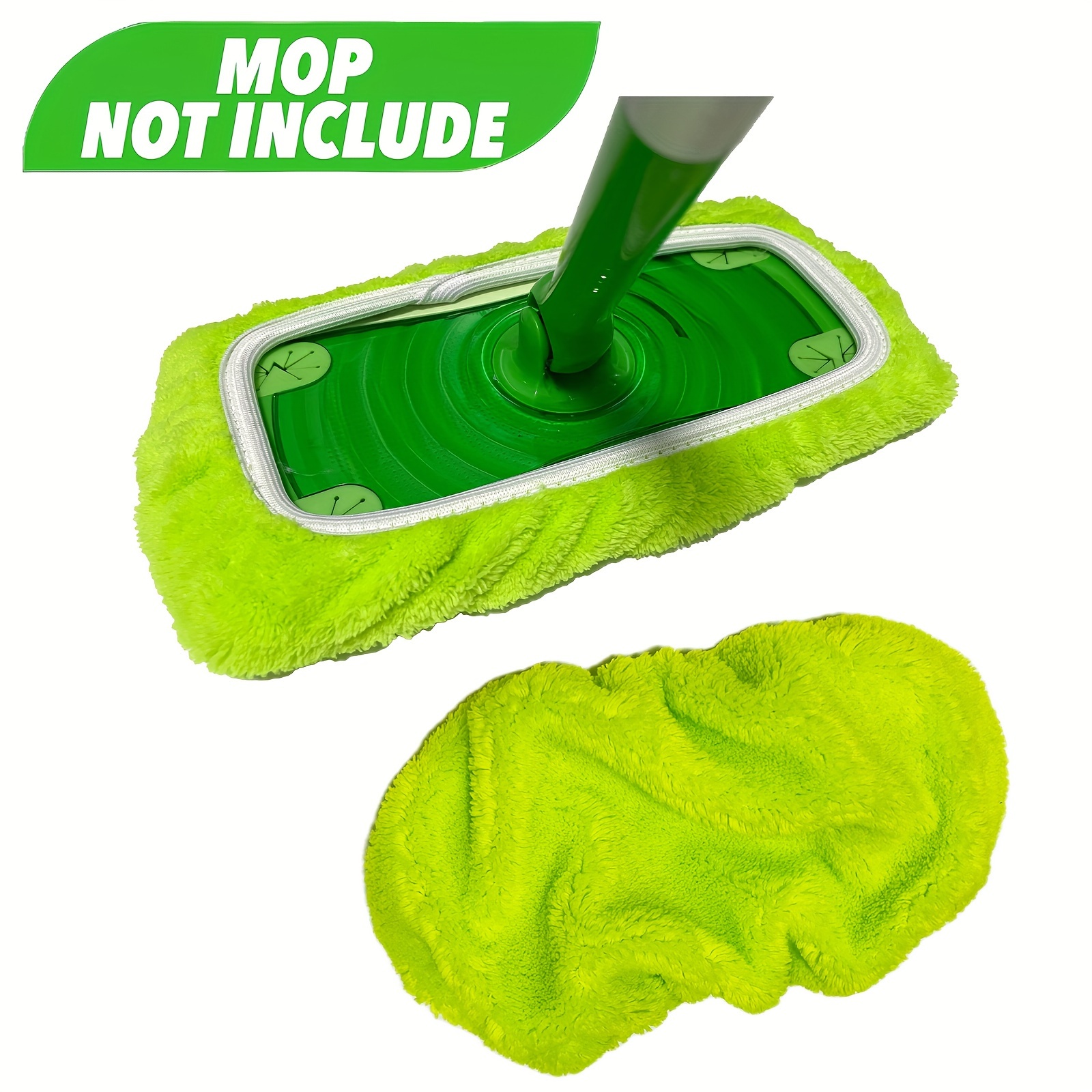 Reusable Mop Pad Washable Durable Microfiber Mop Cloth - Temu