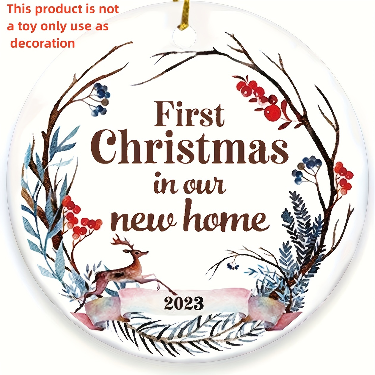  2023 Christmas Neighbor Ornaments, Christmas Decorations, Christmas  Neighbor Gift, New Home Gifts for Home Owner Ideas, Housewarming Gift,  Ceramic Christmas Ornaments : Home & Kitchen