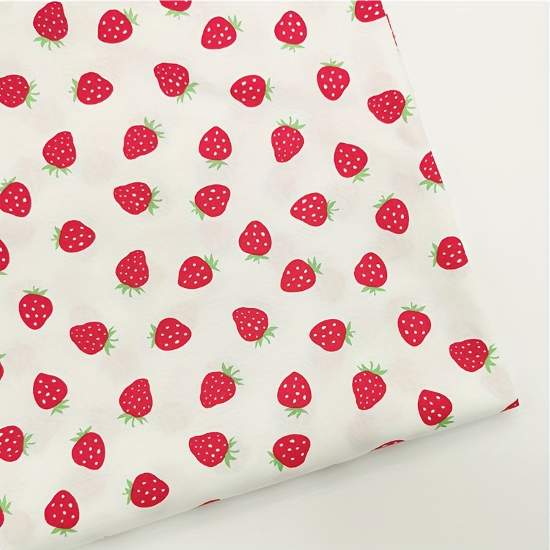 Cherry Fabric, 100% Cotton Print, Craft and Clothing, Quilting