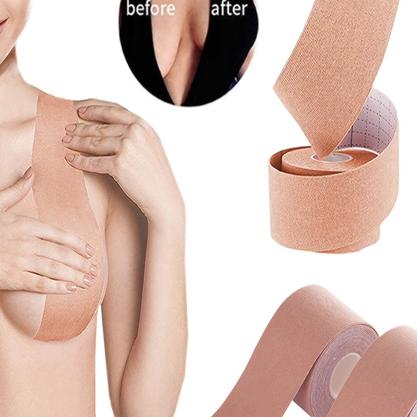 Breast Lifting Tapes Invisible Breathable Breast Support - Temu