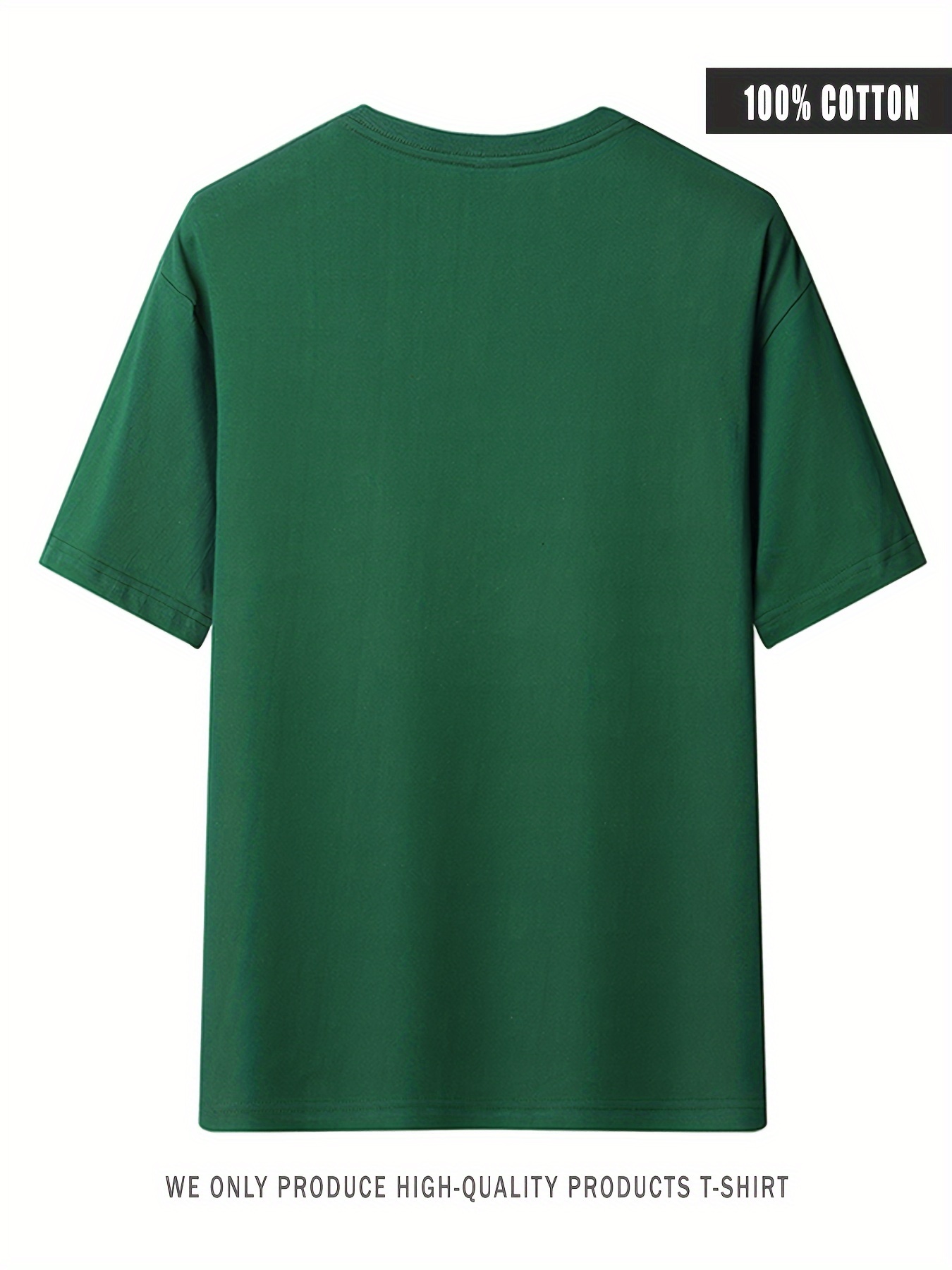 Buy Men Green Graphic Print Crew Neck Graphic T-Shirts Online - 803185