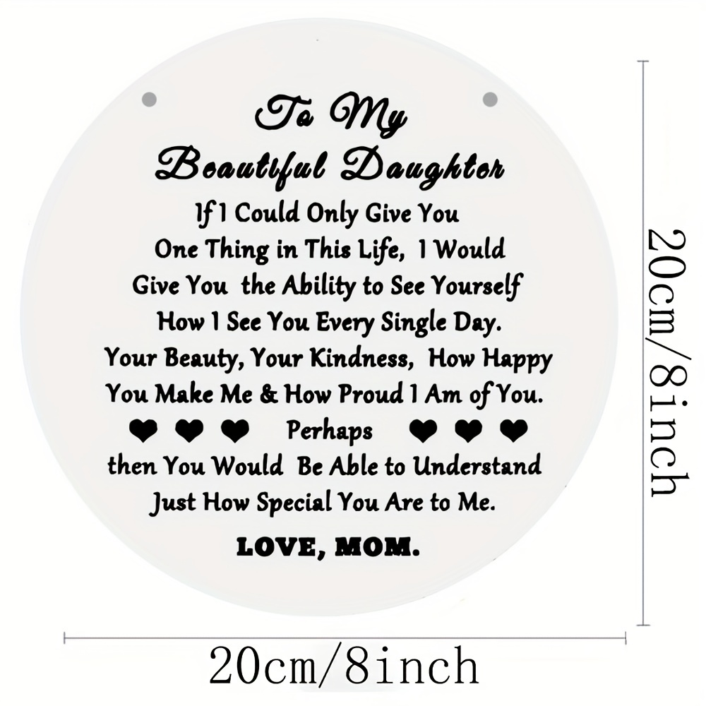 Unique Mom Gifts Birthday Gifts for Mother from Daughter Poem