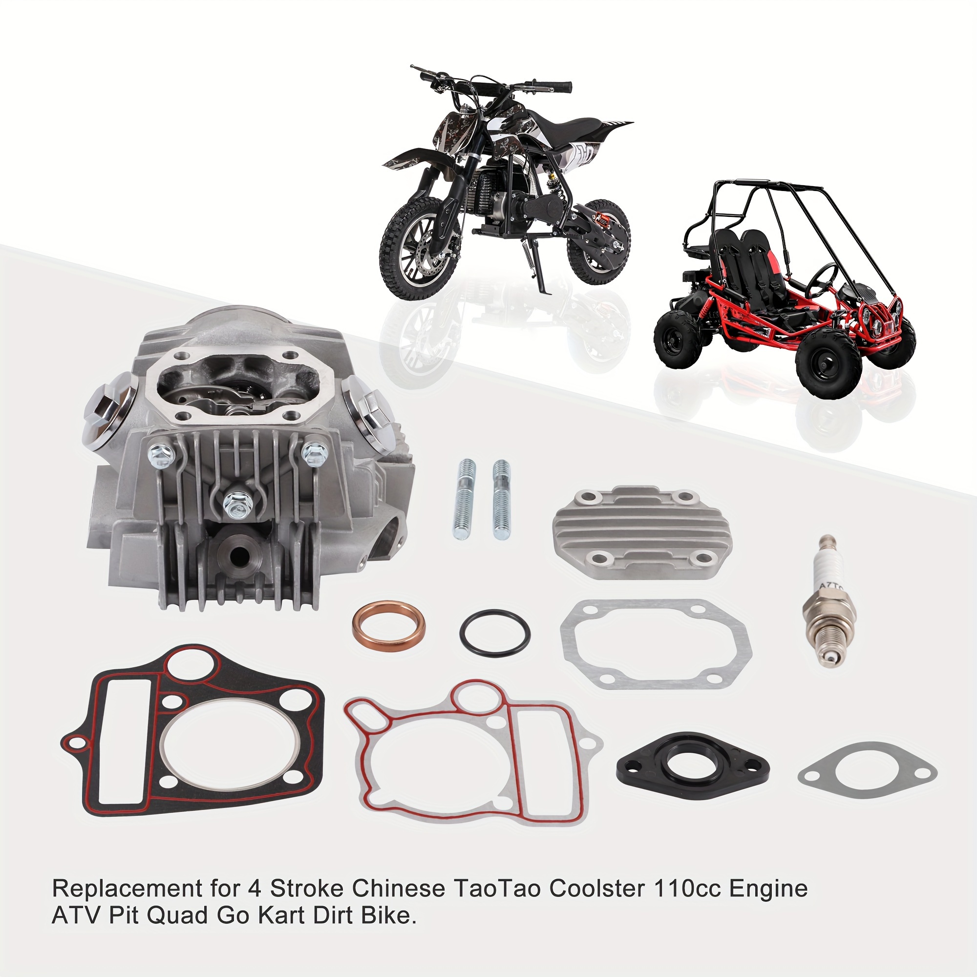 52 4mm completed cylinder head kit replacement Temu