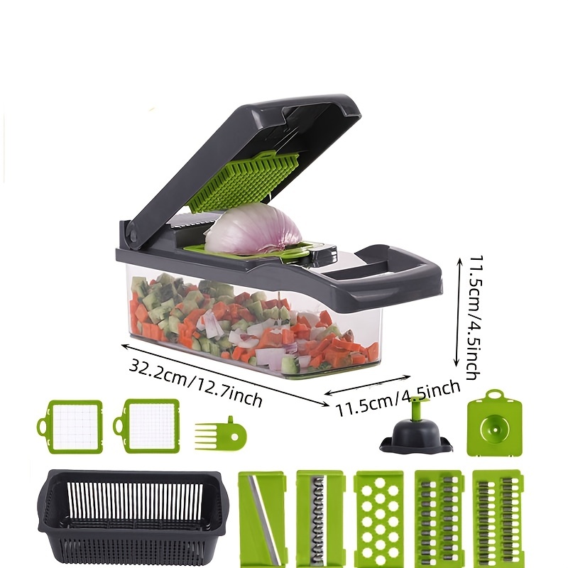 Vegetable Chopper Set: Multifunctional Fruit Slicer, Manual Food Grater,  Onion Mincer Chopper & More - Kitchen Gadgets & Dorm Essentials - Temu  United Arab Emirates