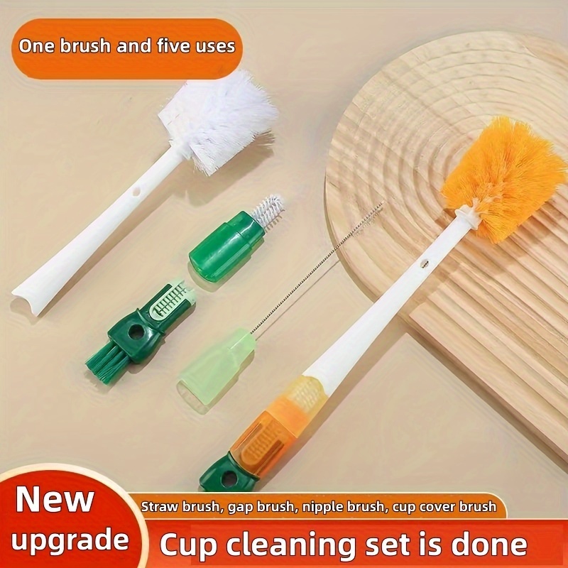 1 Multipurpose Bottle Cleaner Brush Cup Cover Cleaning - Temu