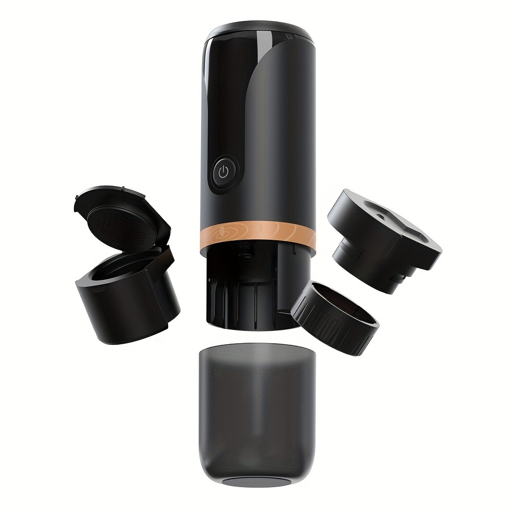 HSTYAIG Portable Coffee Machine Electric Espresso Maker USB Rechargeable  Coffee Maker Compatible with Capsule & Ground Coffee Compatible with  Capsule