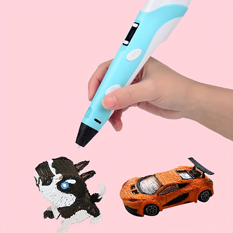 DIY 3D Pen Low Temperature 3D Printing Pen Digital Display USB Rechargeable  3D Drawing Pen Kids Educational Painting Toys Gifts