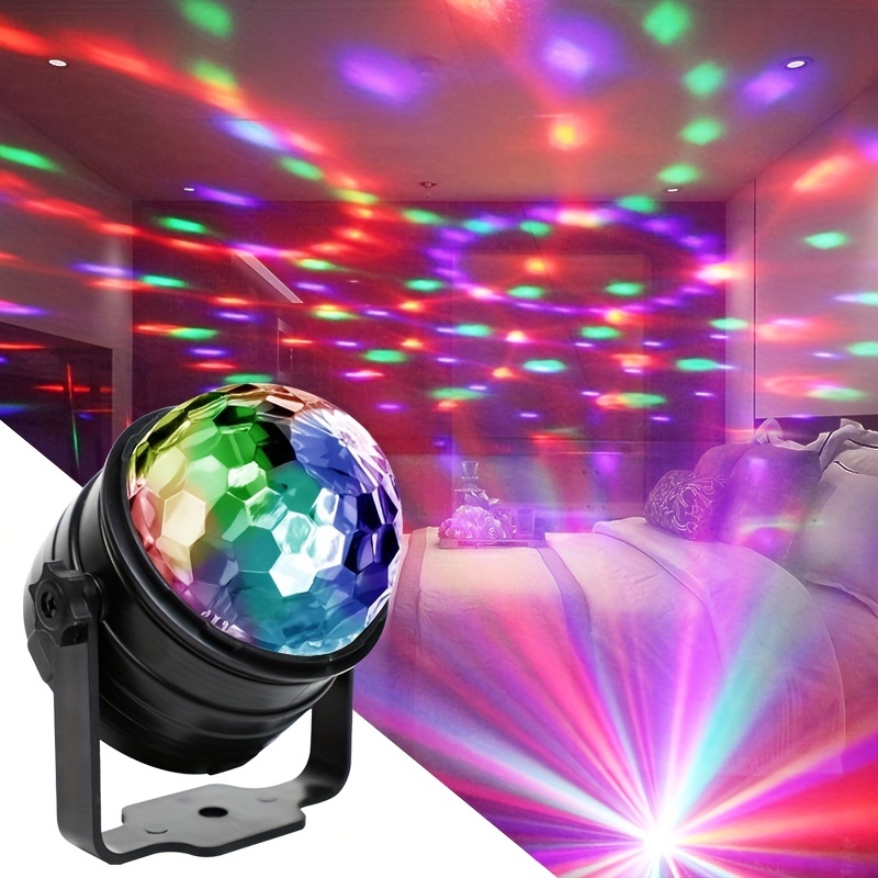 colorful disco lights